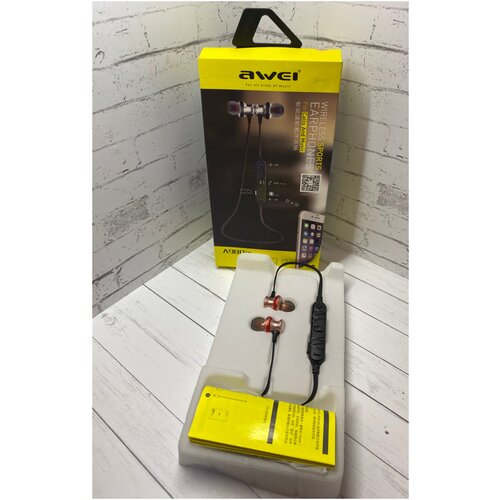 Беспроводные наушники Awei A980BL розовые 99900₽