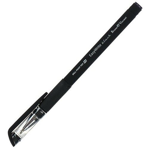 Ручка шариковая EasyWrite Black, 0.5 мм, чёрные чернила, матовый корпус Silk Touch, 3 штуки ручка шариковая зайка с выбором цвета чернила 10 цветов с фигуркой 3 штуки