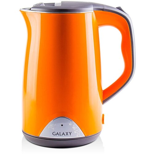 Чайник электрический Galaxy GL 0313 17л 2000Вт оранжевыйчерный корпус нержавеющая стальпластик 337000₽