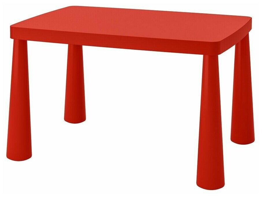 Детский стол для дома и улицы красный
