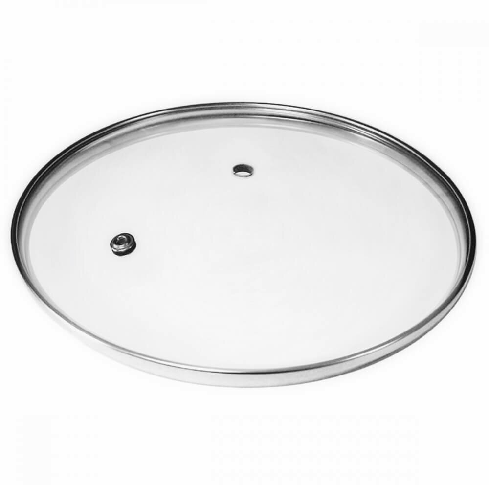 Крышка стеклянная TimA 4628н без ручки 28 см