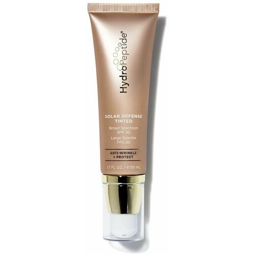 HydroPeptide Solar Defense Tinted/ Увлажняющий и выравнивающий тон кожи крем для лица SPF 30