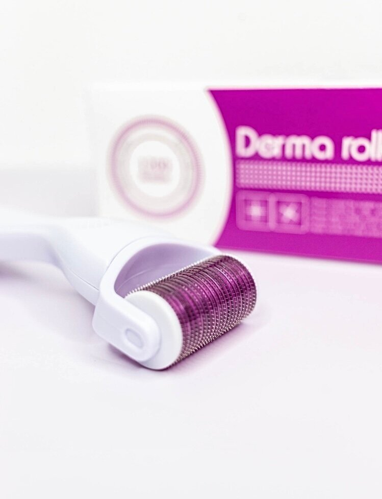 DermaRoller Мезороллер 540 игл по 0,5 мм для омоложения кожи лица Derma Roller