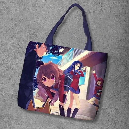 фото Сумка шоппер anime dakimakura, фактура рельефная, мультиколор