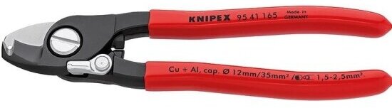 Ножницы для резки кабелей Knipex 9541165, 165 mm, с функцией удаления изоляции