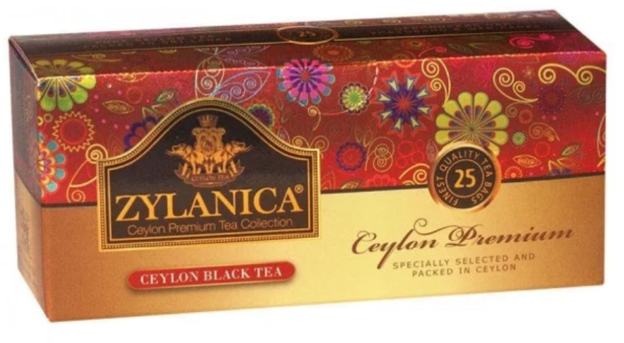 Чай черный Zylanica Ceylon Premium Collection 25 пакетиков