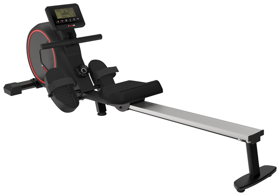 Гребной тренажер UNIX Fit Techno Rower 410 магнитный, кардио тренажер спортивный для дома, для спины, ног и рук, до 130 кг UNIXFIT