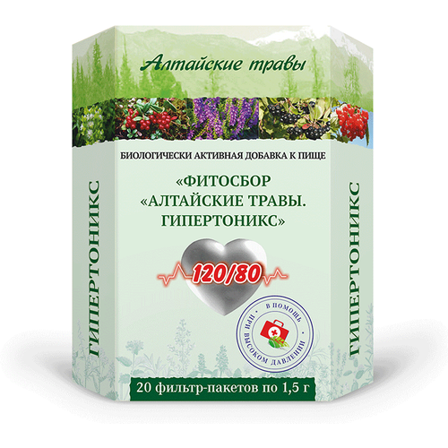 Гипертоникс фитосбор Алтайские травы 1,5 г x20