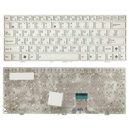 Клавиатура для ноутбука Asus Eee PC 1000 1000H 1000HD белая 1060₽