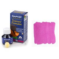 Фиолетовая краска для кожи, замши и нубука Saphir Teinture