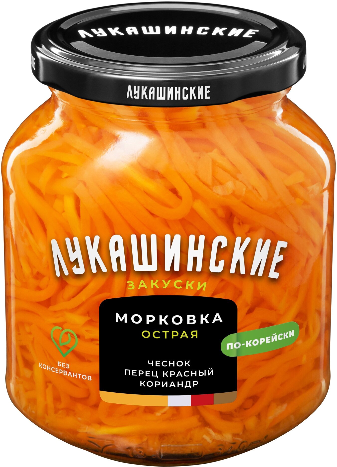 Морковка острая по-корейски лукашинские, 340 г