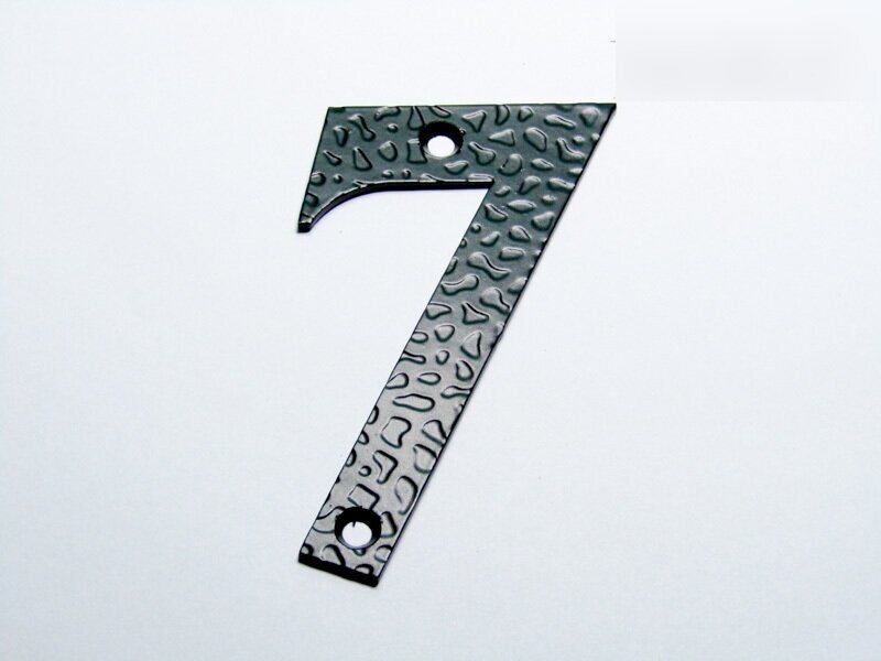 фото Цифра декоративная 7-110-S черный