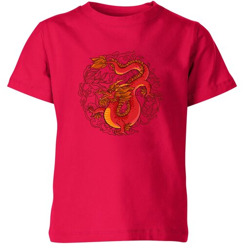 Футболка Us Basic, размер 14, розовый мужская футболка огненный дракон красный дракон m красный