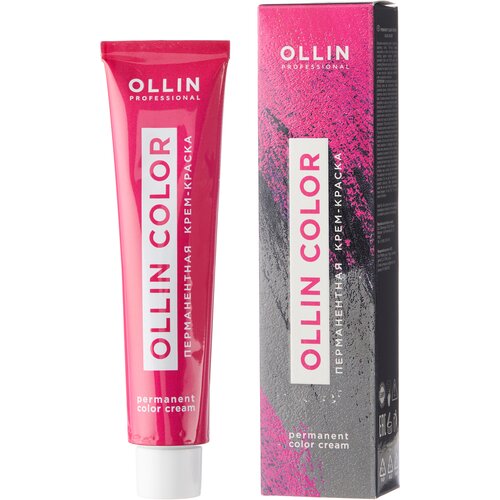 OLLIN Professional Color перманентная крем-краска для волос, 4/71 шатен коричнево-пепельный, 60 мл