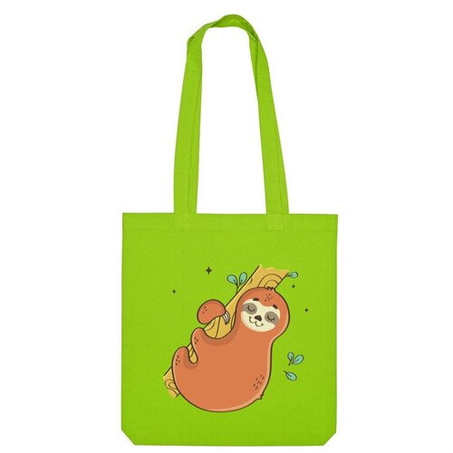 Сумка шоппер Us Basic, зеленый magellan ленивец