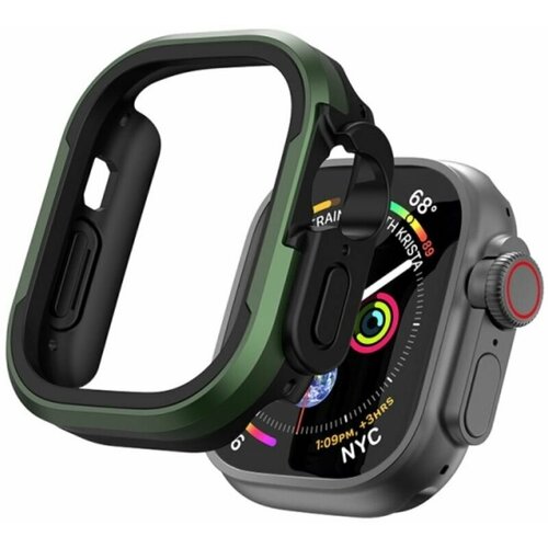 Чехол на часы Apple Watch Ultra WiWU JD-101 iShield Watch Case 49mm - Зеленый