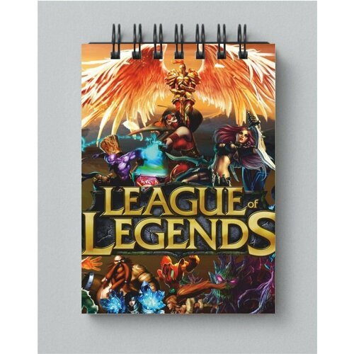 Блокнот по игре League of Legends - Лига легенд № 40 брелок щит валькирии леоны леона leona league of legends лига легенд игра