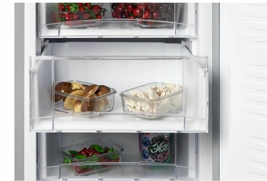 Холодильник NORDFROST NRB 151 I двухкамерный, 285 л объем, 172 см высота, серебристый металлик - фотография № 13