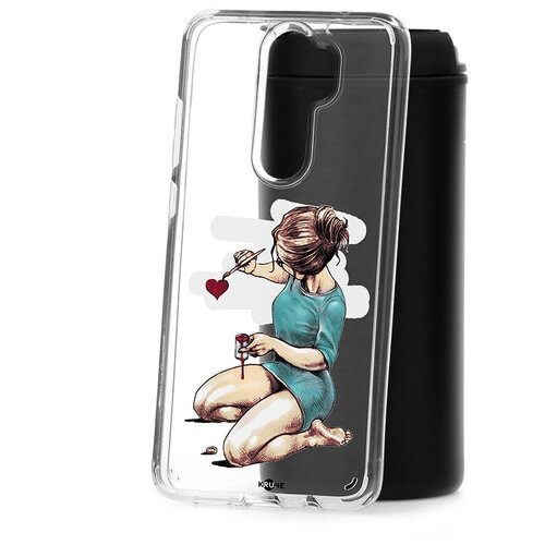 фото Чехол на xiaomi redmi note 8 pro kruche print рисуя любовь кruче