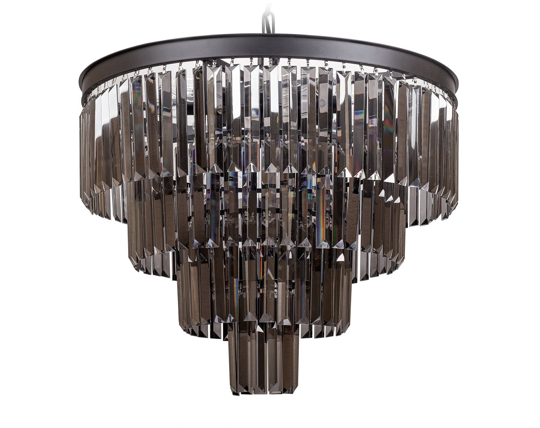 Люстра Mak-interior Odeon 4 rings smoke