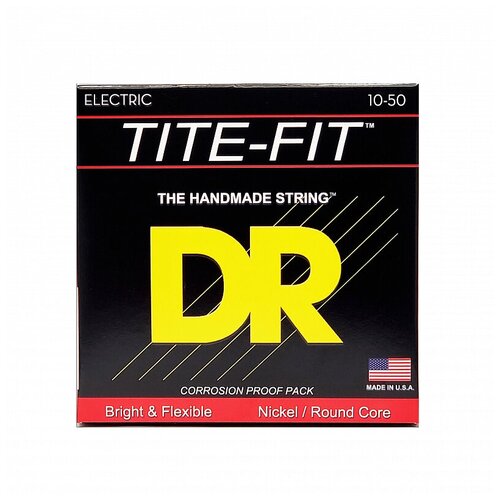 DR MH-10 TITE-FIT струны для электрогитары 10 50 струны для электрогитар dr jh 10 56 tite fit