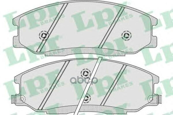 Колодки Тормозные Hyundai H-1/Santa Fe/Trajet/Ssangyong Rexton 01- Передние Lpr арт. 05P859