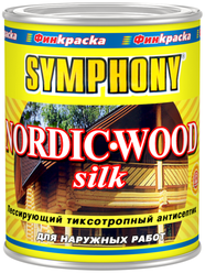 Symphony Антисептик Nordic Wood Silk, 0.9 л, светлый орех