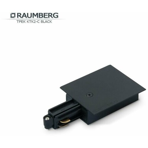 Коннектор для встраиваемого трека RAUMBERG KTK2 C bk черный