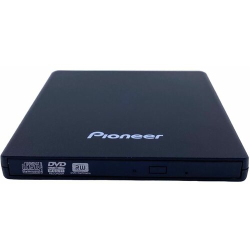 DVD привод внешний пишущий DVD RW Pioneer DVR-XU01 черный USB 2.0 RTL, черный, для ноутбука, оптический