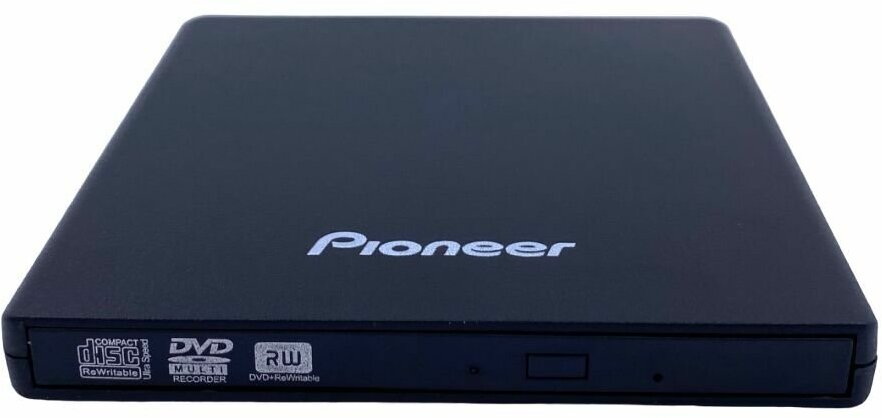 DVD привод внешний пишущий DVD RW Pioneer DVR-XU01 черный USB 2.0 RTL черный для ноутбука оптический