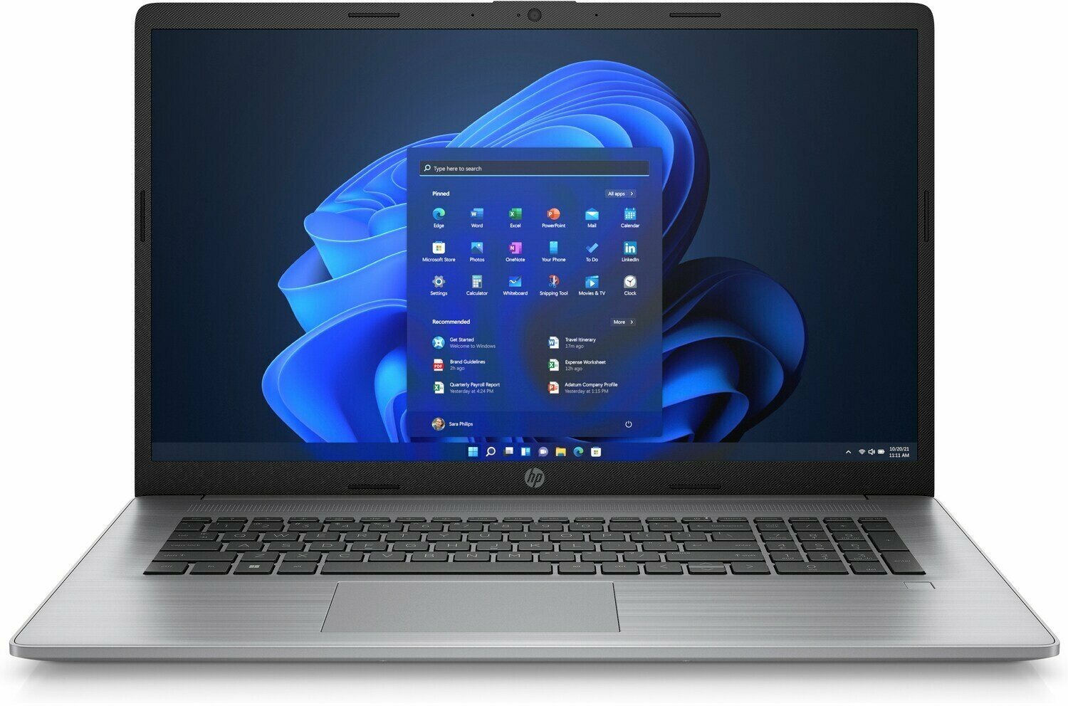 Ноутбук HP 470 G9 (6S771EA#UUQ)/Core i7-1255U/32Gb/17.3"/1TB SSD/Win11Pro/Asteroid Silver