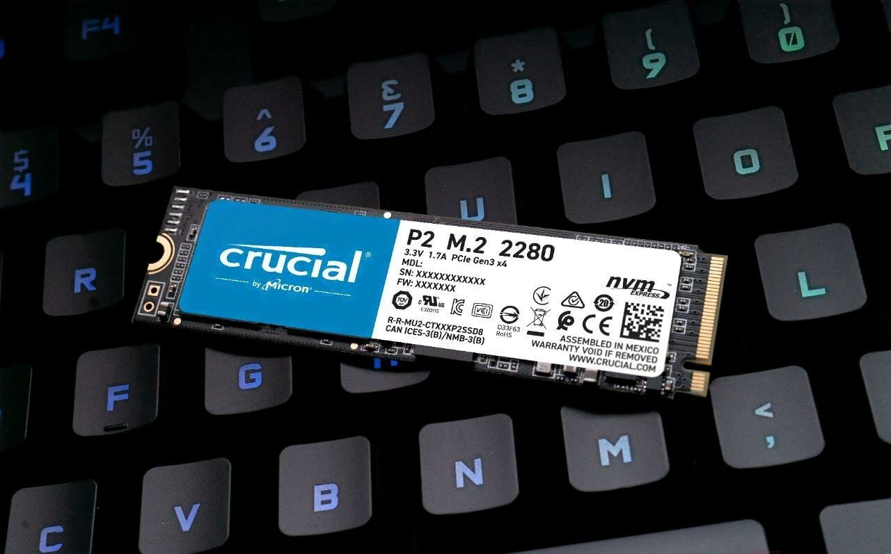 Твердотельный накопитель Crucial P2 250 ГБ M2 CT250P2SSD8