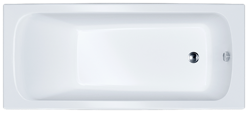 Ванна 1ACReal Gamma 170 с каркасом, фронтальной панелью, акрил, белый