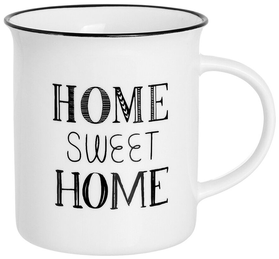 Кружка / чашка / для чая, кофе, капучино 310 мл 10,7*7,5*9 см "SWEET HOME"