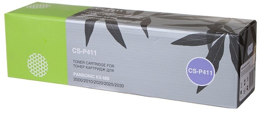 Cartridge toner Cactus CS-P411 FAT411A7 black (2000p.) for Panasonic MB1900/MB2000/MB2010/MB2020/MB2 - фотография № 5