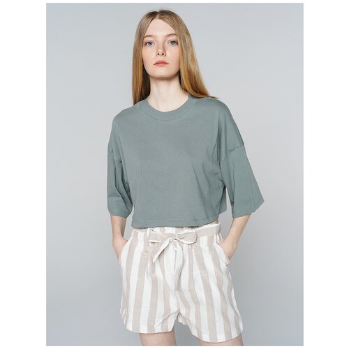 фото Футболка с кор.рукавом твое 82943 размер xl, зеленый, women