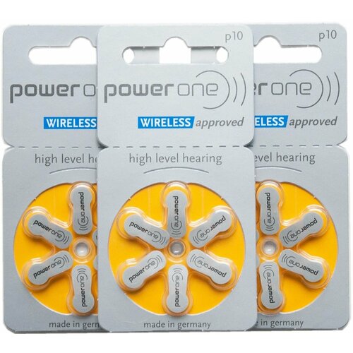 Батарейки для слуховых аппаратов Power One Wireless 10