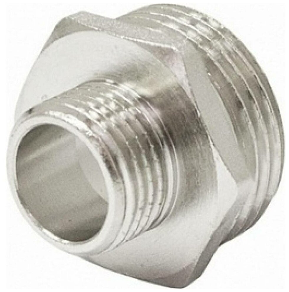 фото Ниппель STI, переходной, 3/4"х3/8", никелированный