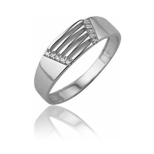 фото Top crystal кольцо с фианитами, серебряное 40445709, размер 17