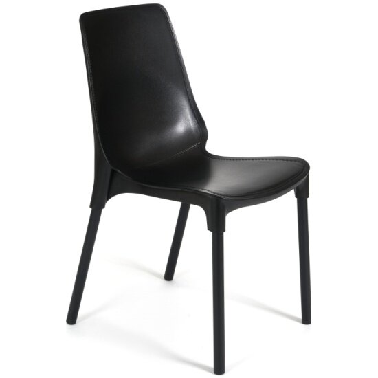 Стул обеденный Tetchair GENIUS (mod 75), металл/пластик, 46x56x84cм, черный