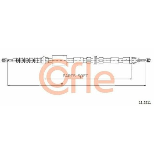 COFLE 92.11.5511 Трос стояночного тормоза