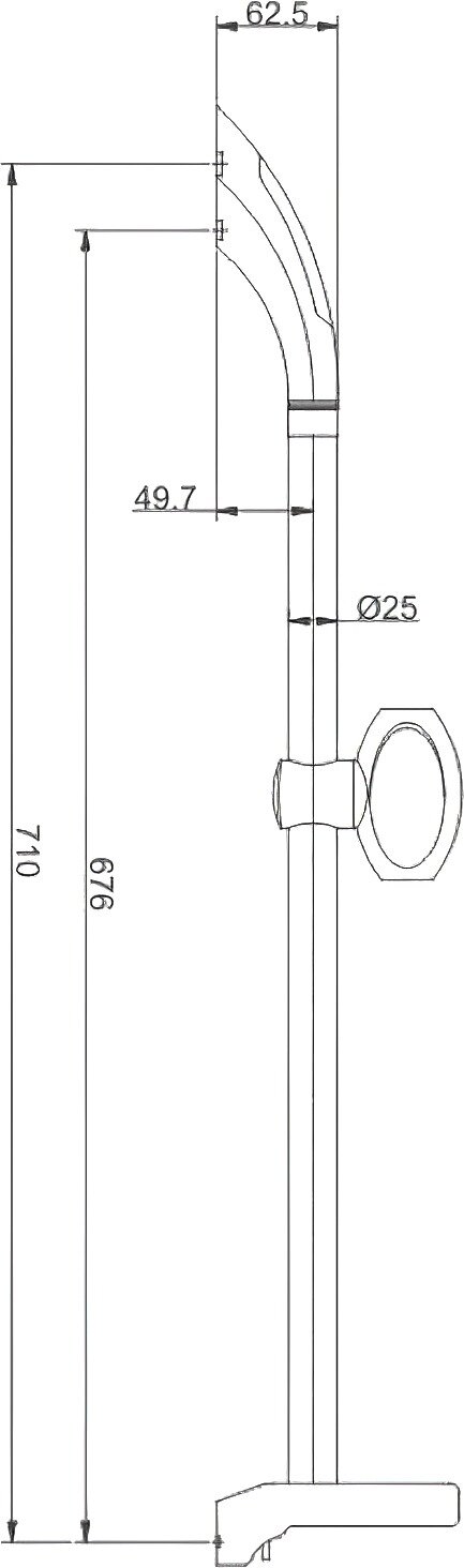 Душевая стойка Haiba HB8006