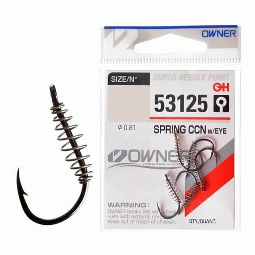 Крючки Owner 53125 № 04 (5шт) Spring CCN