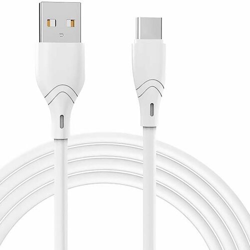 Кабель USB Type-C Carmega Type-C PVC 1 м белый кабель usb x1 series type c 1 м белый