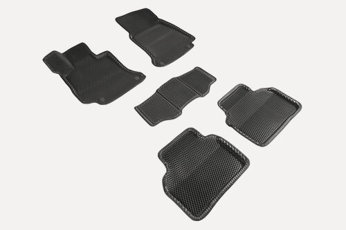 Изображение товара Коврики EVA 3D ромб Seintex для Mercedes-Benz E-Class W213 2016-н. в. (черные, 95317)