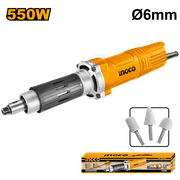 Прямошлифовальная машина INGCO PDG5501 INDUSTRIAL 550 Вт 6 мм