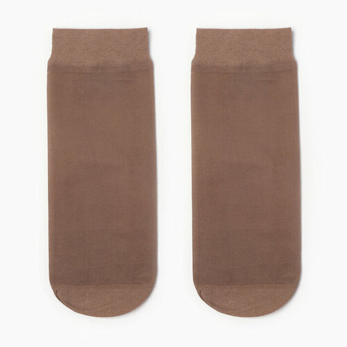 Носки HOBBY LINE, 30 den, размер 36/39, коричневый носки hobby line размер 36 39 черный