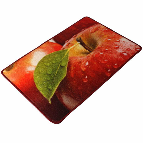 Коврик для ванной ofelis яблоко 50х80 см красный 1277₽