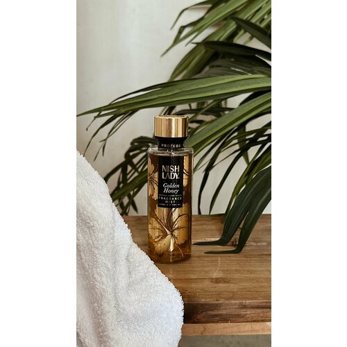 Парфюмированный спрей для тела NishLady Fragrance Body Spray  Golden Honey 260 мл