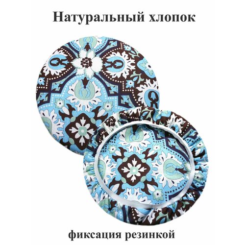 белый, голубой, коричневый